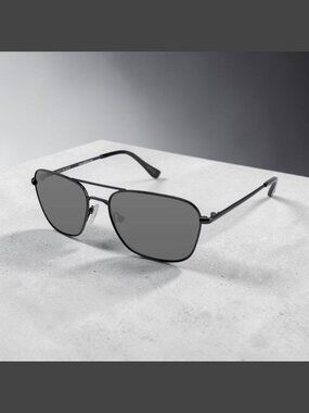 Ted Baker Mens Grant Black Aviator Sunglasses 55mm